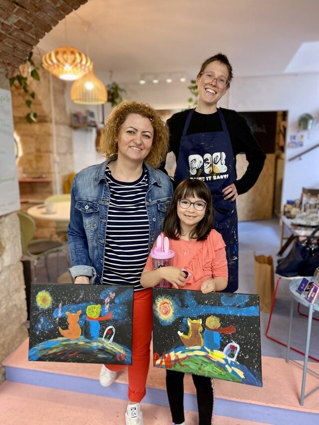 kids painting workshop event and course zurich