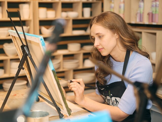 Creative Cafe Zurich painting