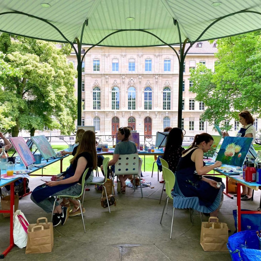Painting in the park with Sunday Brunch in Basel