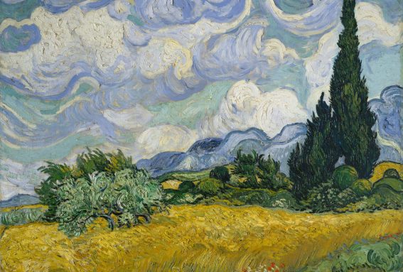 wheat-field-with-cypresses